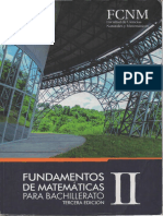 Fundamentos de Matemáticas para Bachillerato II