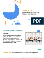 Human Process Interventions Chapter 10 11