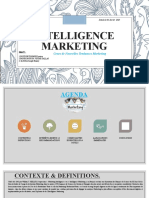 Exposé D'etudes - Intelligence Marketing - Cours de Nouvelles Tendances Marketing - Grpe 5