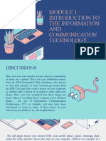 Module 1 Introduction To The Information and Communication Technology