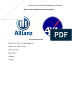 Strategic Report On AXA and Allianz Insurance Companies 1