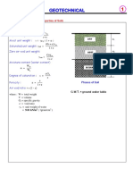 Geotechnical Formulas