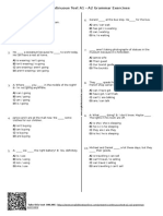 449 - Present Continuous Test A1 A2 Grammar Exercises