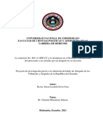 Universidad Nacional de Chimborazo Facultad de Ciencias Políticas Y Administrativas Carrera de Derecho