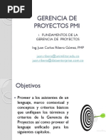 Fundamentos de La Gerencia de Proyectos