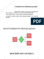 El Mantenimiento Programado