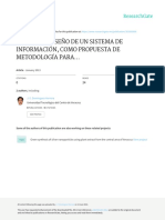 Análisis y Diseño de Un Sistema de Información, Como Propuesta de Metodología para La Realizacion de Tesis de Licenciatura