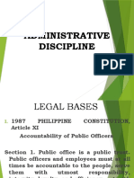 Administrative Discipline