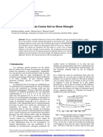 Influence of Grain Size Coarse Soil On Shear Strength: Abstract