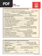 Word Formation - Forming Adjectives From Nouns