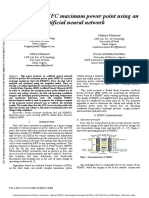 Predicting PEMFC Maximum Power Point Using An Artificial Neural Network