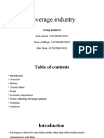 Beverage Industry