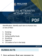 5.1 Human Acts Vs