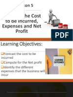 QTR2 Q2 Lesson 5 Forecast The Costs To Be Incurred 1