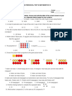 Grade 6 2nd Periodical Test With TOS & Answer Keys MATH