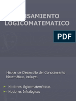 PENSAMIENTO LOGICOMATEMATICO - PPT Nuevo