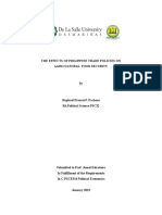 The Effects of Philippine Trade Policies On Agricultural Food Security