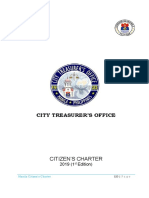 Citizen Charter of City of Manila Treasury