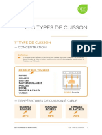 Types de Cuisson