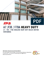 SKB A7 F38 F7DA Heavy Duty Roller Shutters User Manual - 210417