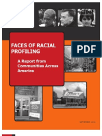 FACES OF RACIAL PROFILING A Report From Communities Across America-SEPTEMBER 2010