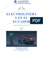 Electrolineras en El Ecuador