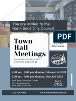 North Bend Town Hall Meetings On Homelessness