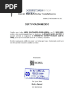 CERTIFICADO MÉDICooo