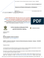 Derecho de Petición Información y Orientación - Reclamos - 1763337057