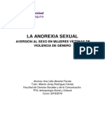 La Anorexia Sexual. La Aversion Al Sexo en Mujeres Victimas de Violencia de Genero.