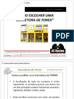 Aula 22 - Como Escolher Uma Corretora de Forex