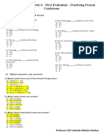 Cesar Ramos Galicia - Activity 6 - First Evaluation - Practicing Present Continuous