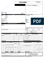 Bill of Landing