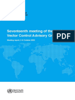 Seventeenth Meeting of The WHO Vector Control Advisory Group