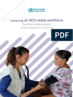 Building An NCD-ready Workforce: Technical Meeting Report