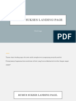 Rumus Sukses Landing Page