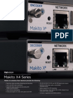 Haivision Makito x4 Series Datasheets