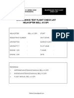 Maintenance Test Fligt Form Bell 412 Epi-Dikonversi