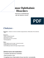 Common Ophthalmic Disorders