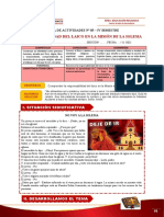 2021 - Guía de Aprendizaje #05 - Bimestre Iv - Cuarto Grado de Secundaria - Responsabilidad Del Laico en La Misión de La Iglesia