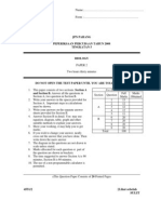 Biologi K2 Trial SPM Pahang 2008