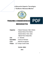 Monografia Traumatismo Craneoencefalico y Meningitis