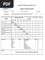 Programa de Actividades para Libranza Entre Poste 4 y 5 L.T Moctezuma - Valle Esperanza