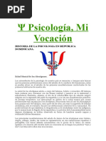 La Psicología en República Dominicana Trabajo Final