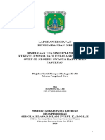 Laporan Kegiatan Pengembangan Diri Bimbingan Teknis Implementasi Kurikulum 2013 Bagi Kepala Sekolah Dan Guru SD Negeri / Swasta Kabupaten Pasuruan