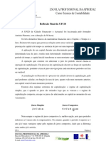 Reflexão de Cálculo Financeiro e Actuarial