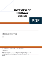 Overview of Highway Design