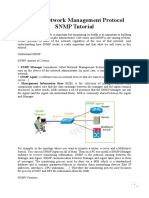 Simple Network Management Protocol SNMP Tutorial