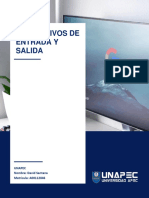 Dispositivos de Entrada y Salida - Fundamentos de Informática