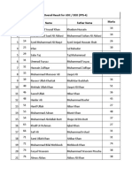 Overall Result For UDC / DEO (PPS-4)